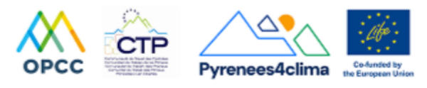 Logo oficial de OPCC · Observatorio Pirenaico del Cambio Climático